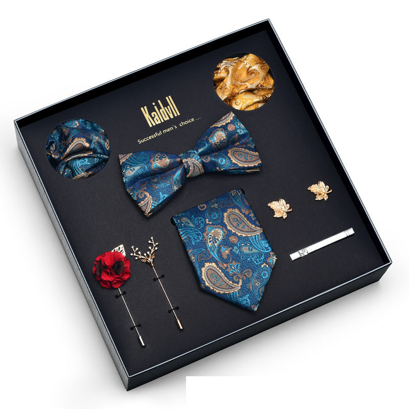 Eight Piece Tie Square Bow Tie Brooch – Premium 0 | RICALOUX