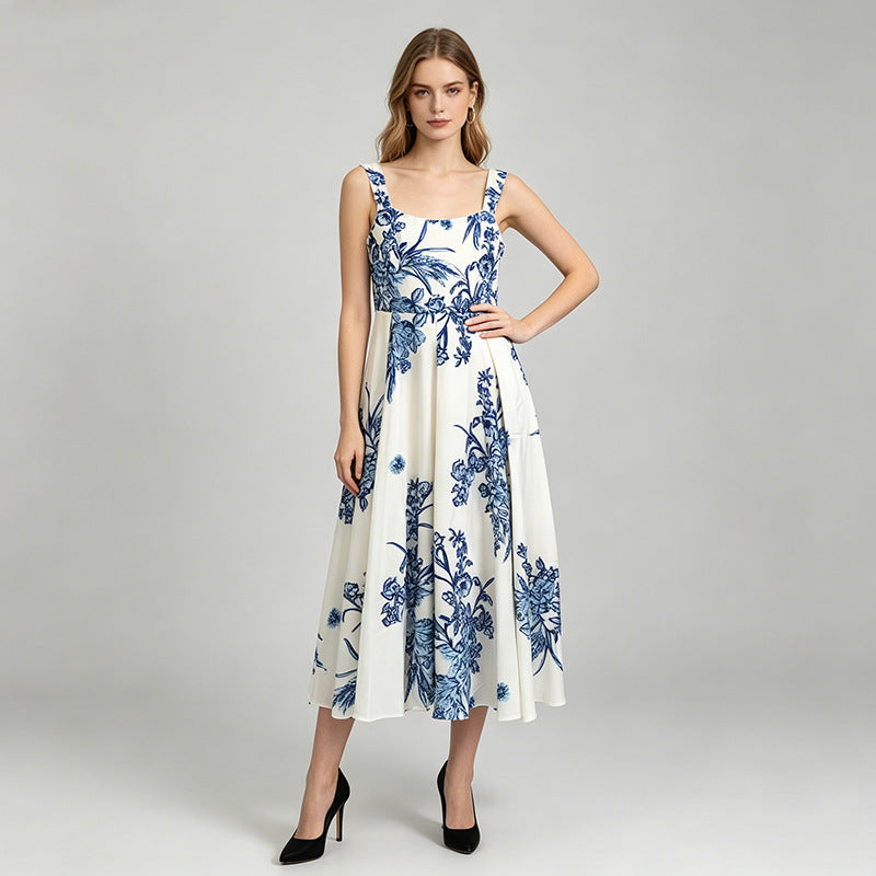 Womens Resort-style Strap Maxi Dress – Premium 0 | RICALOUX