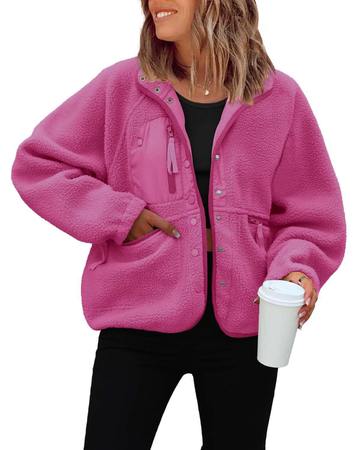 Polar Fleece Sports And Leisure Sweater Jacket Top - RICALOUX
