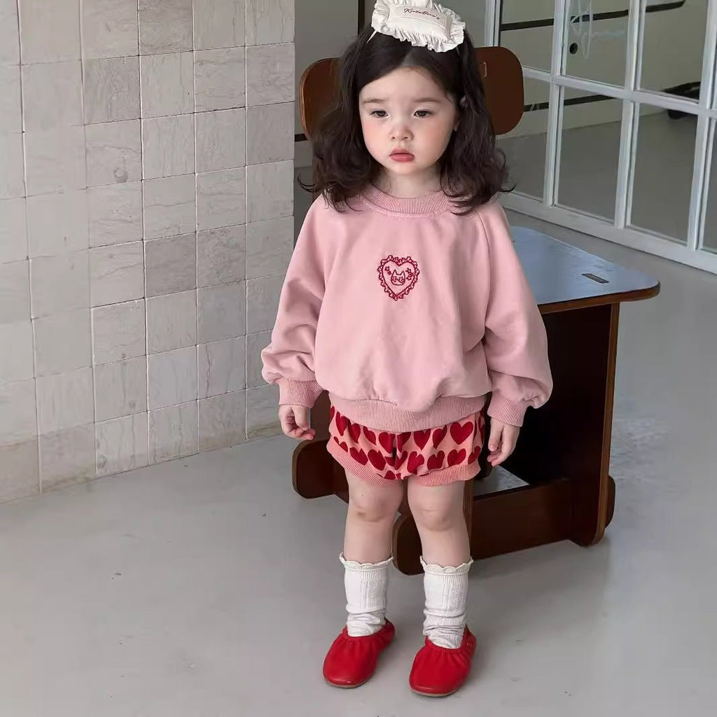 Baby Sweater Two-piece Korean Children's Clothing Children's Autumn Clothing - RICALOUX