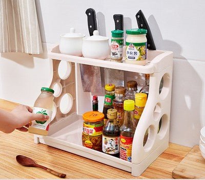 Kitchen Storage Shelving Kitchen Supplies Storage Artifact Multilayer - RICALOUX