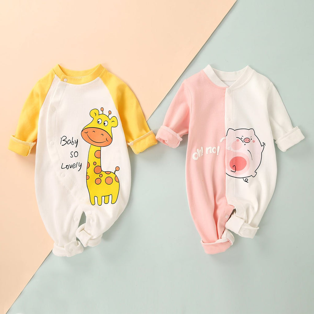 Long-sleeved Romper Girl Baby Clothes Autumn Suit - RICALOUX
