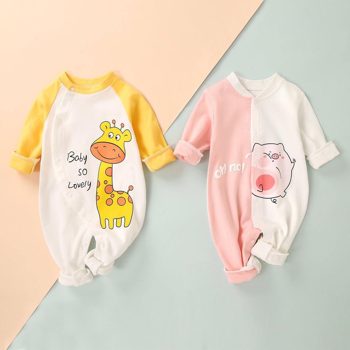 Long-sleeved Romper Girl Baby Clothes Autumn Suit - RICALOUX