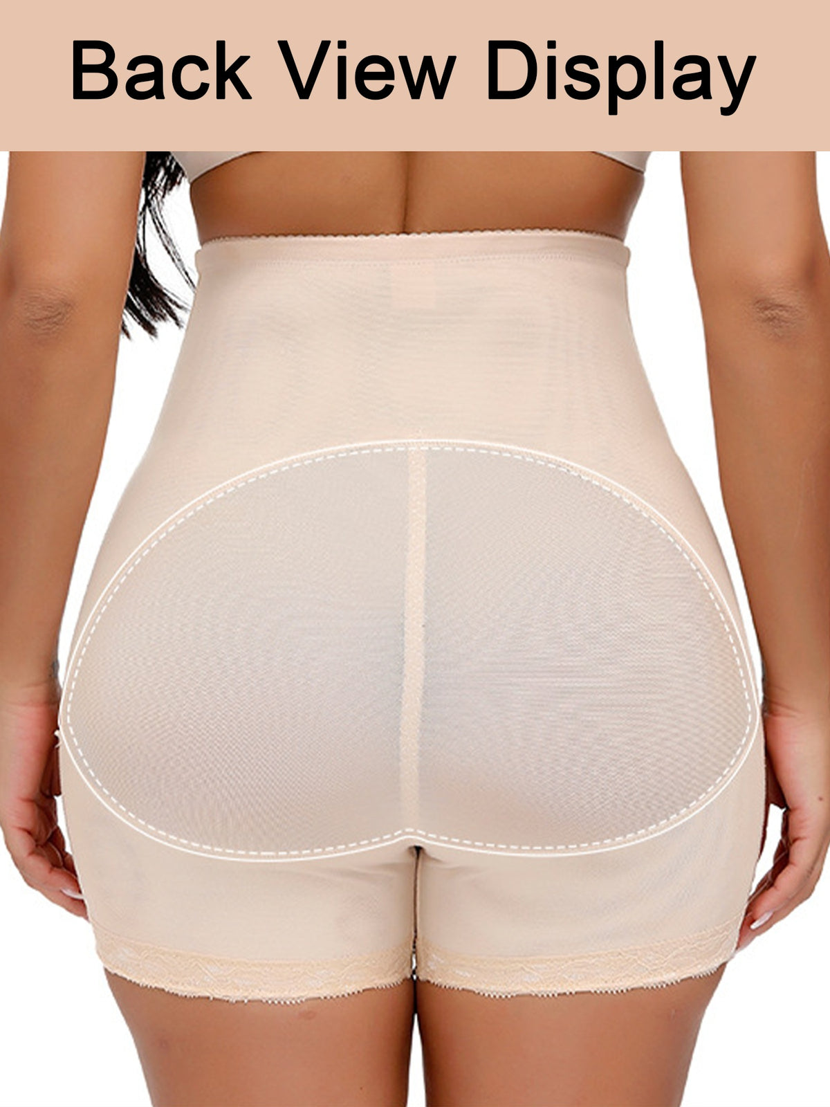 New High-Waist Postpartum Shaping Panties, Women's Lace Boyshort Shapewear With Buckle Closure, Tummy Control, Hip Lifting & Waist Slimming Base Layer Shorts – Premium 4 | RICALOUX