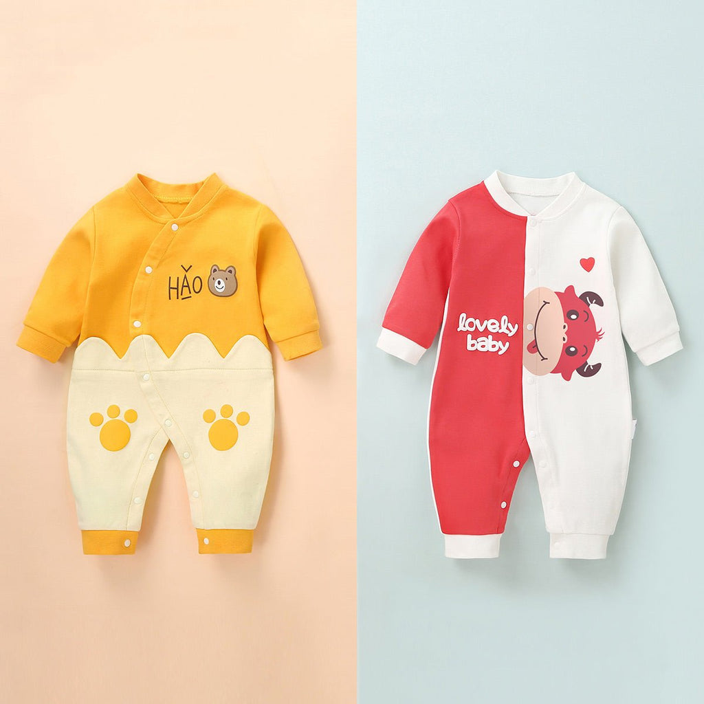 Long-sleeved Romper Girl Baby Clothes Autumn Suit - RICALOUX