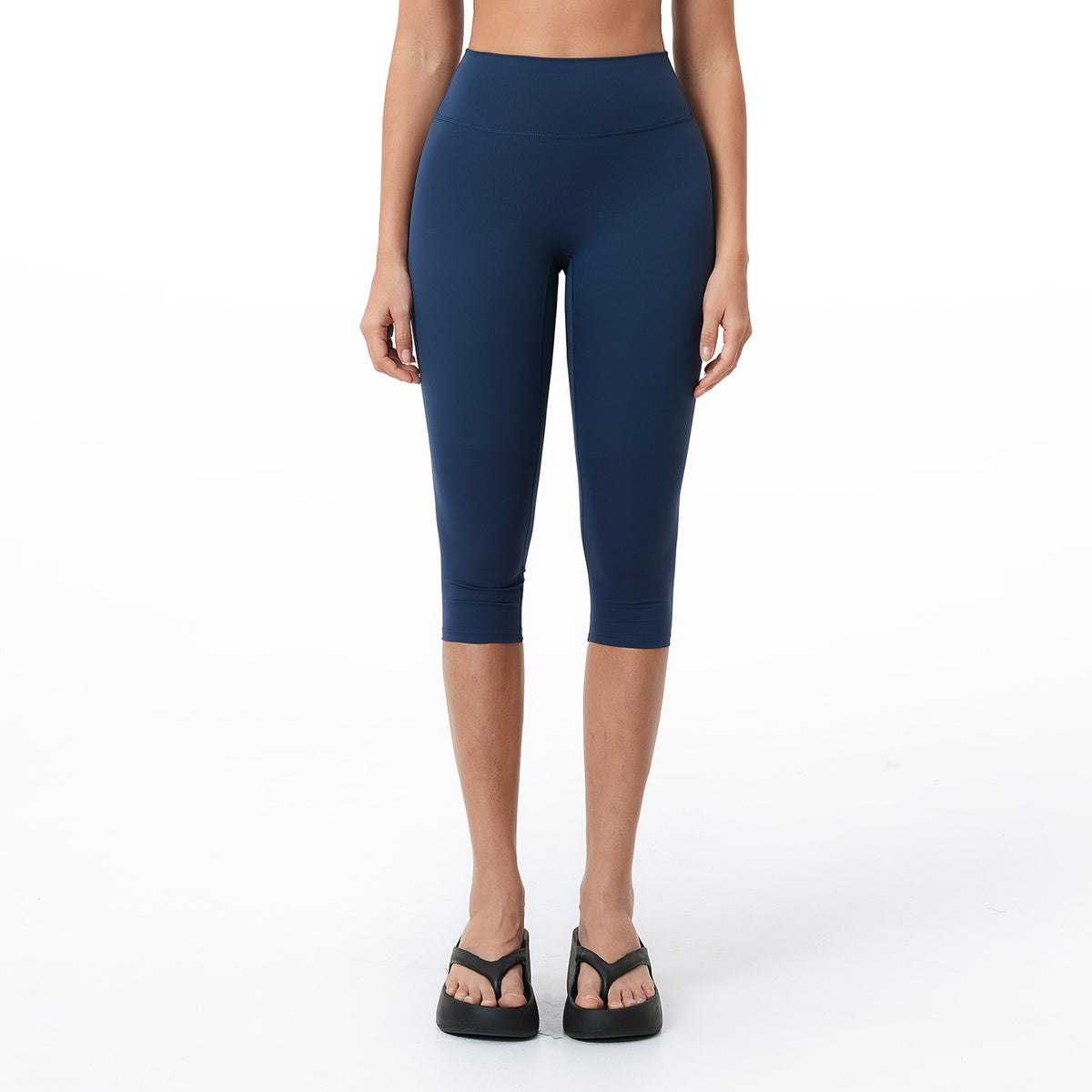 High-waisted Butt-lifting Form-fitting Slimming Workout Capris by Ricaloux