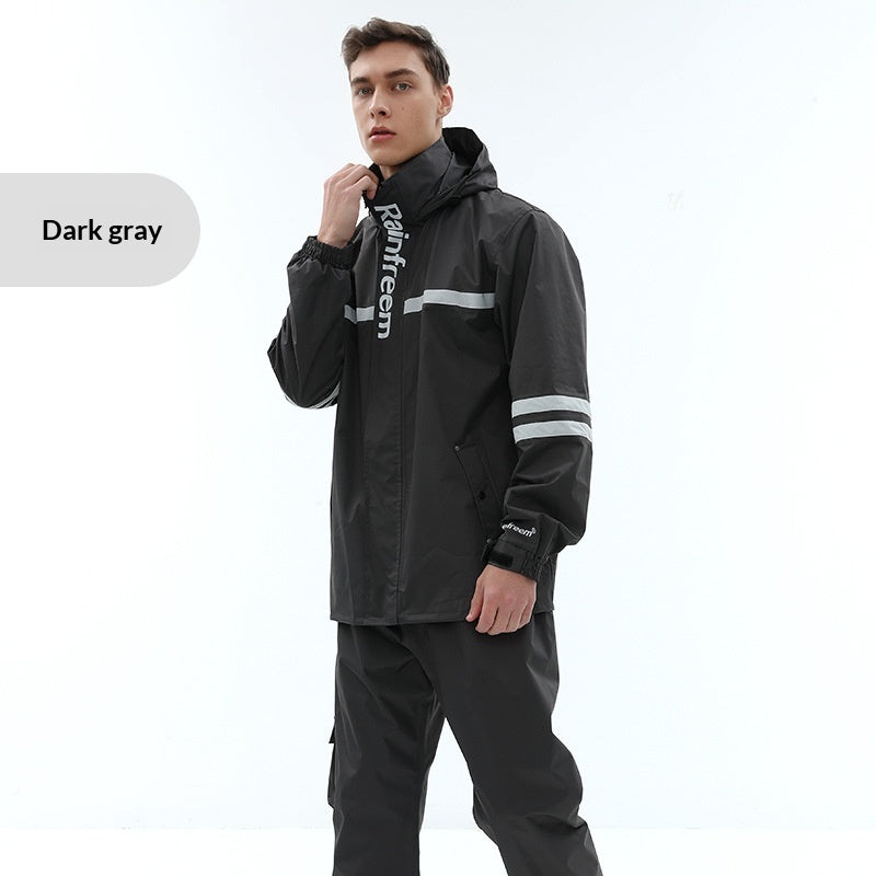 Electric Vehicle Raincoat Set Full-body by Ricaloux