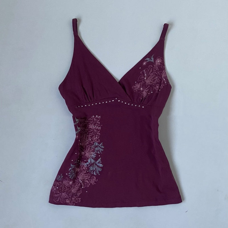 SpringSummer New Arrival Womens Slim-Fit Strapless Top With Resort-Style Print by Ricaloux