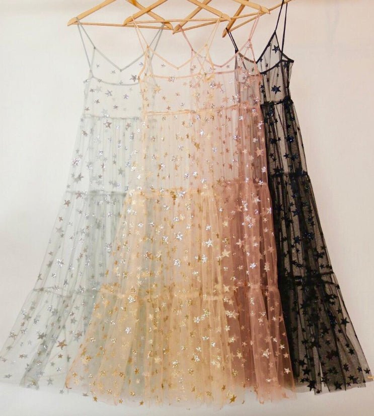Star sequin mesh fairy skirt - RICALOUX