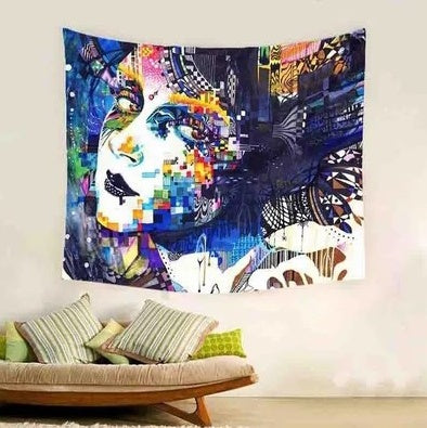 Home decor tapestry tarpaulin by Ricaloux