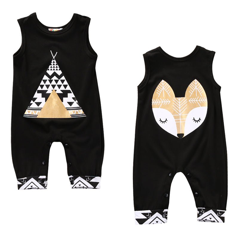 Cute Summer Baby Boy Girl Clothes Tribal Print - RICALOUX