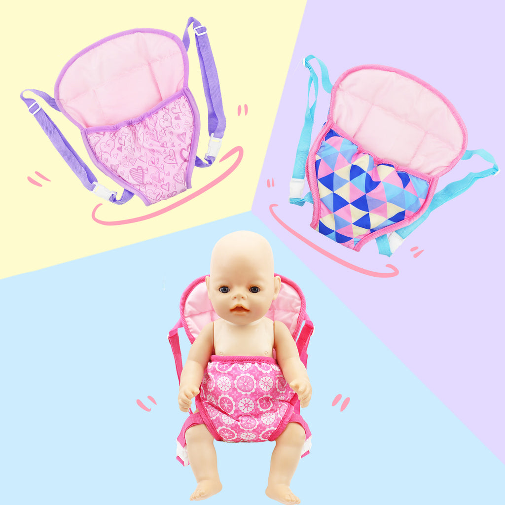 Girls Doll Backpack Strap Accessories Children's Bag - RICALOUX