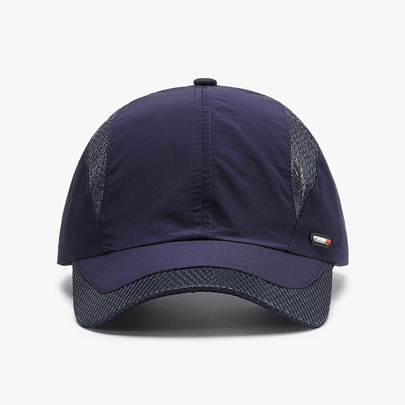 Summer Men's And Women's Quick-drying Mesh Breathable Adjustable Fashionable Casual Style Baseball Cap Suitable For Outdoor Daily Commuting by Ricaloux