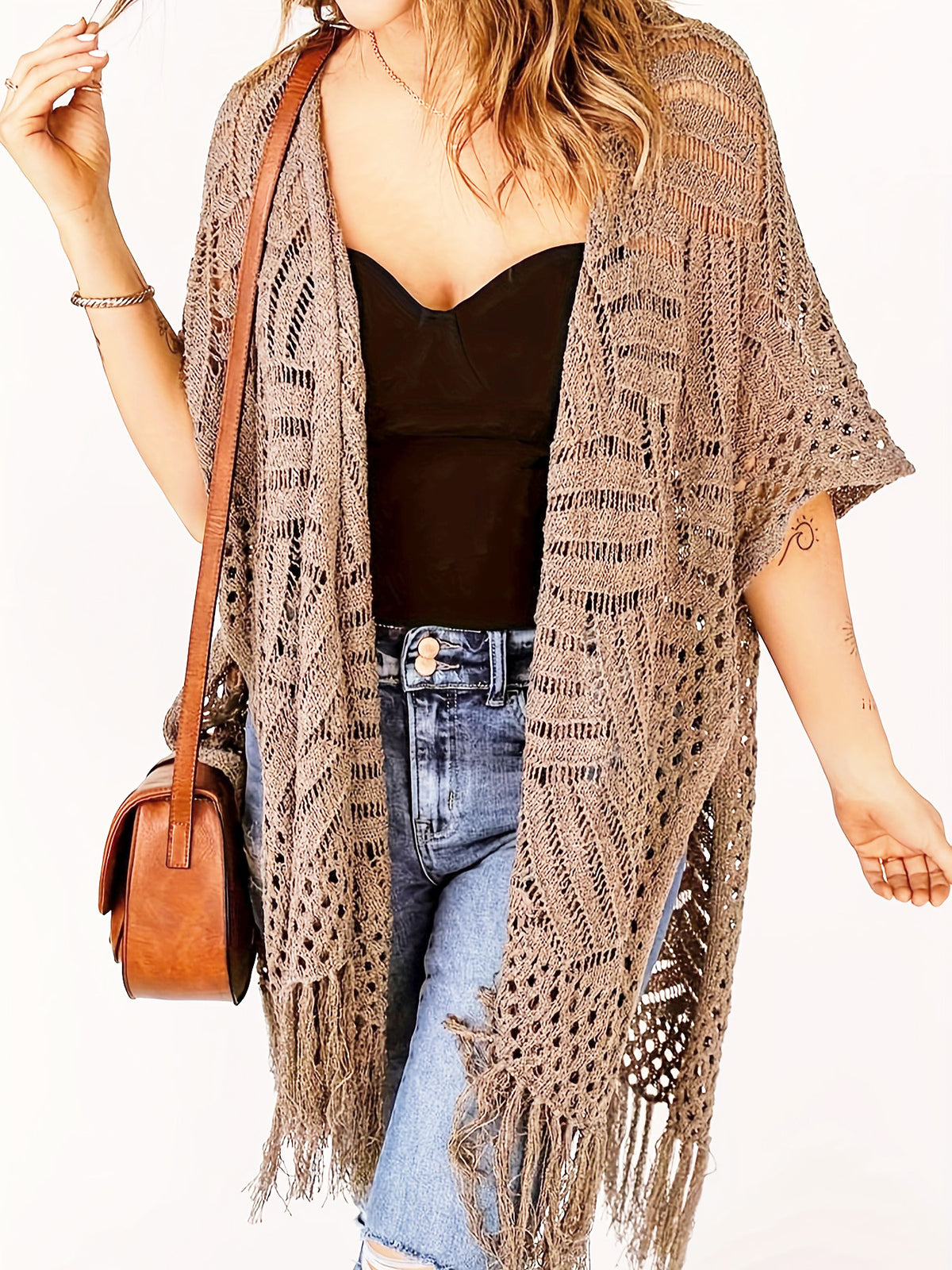Outdoor Beach Vacation Sun-protection Knitwear by Ricaloux