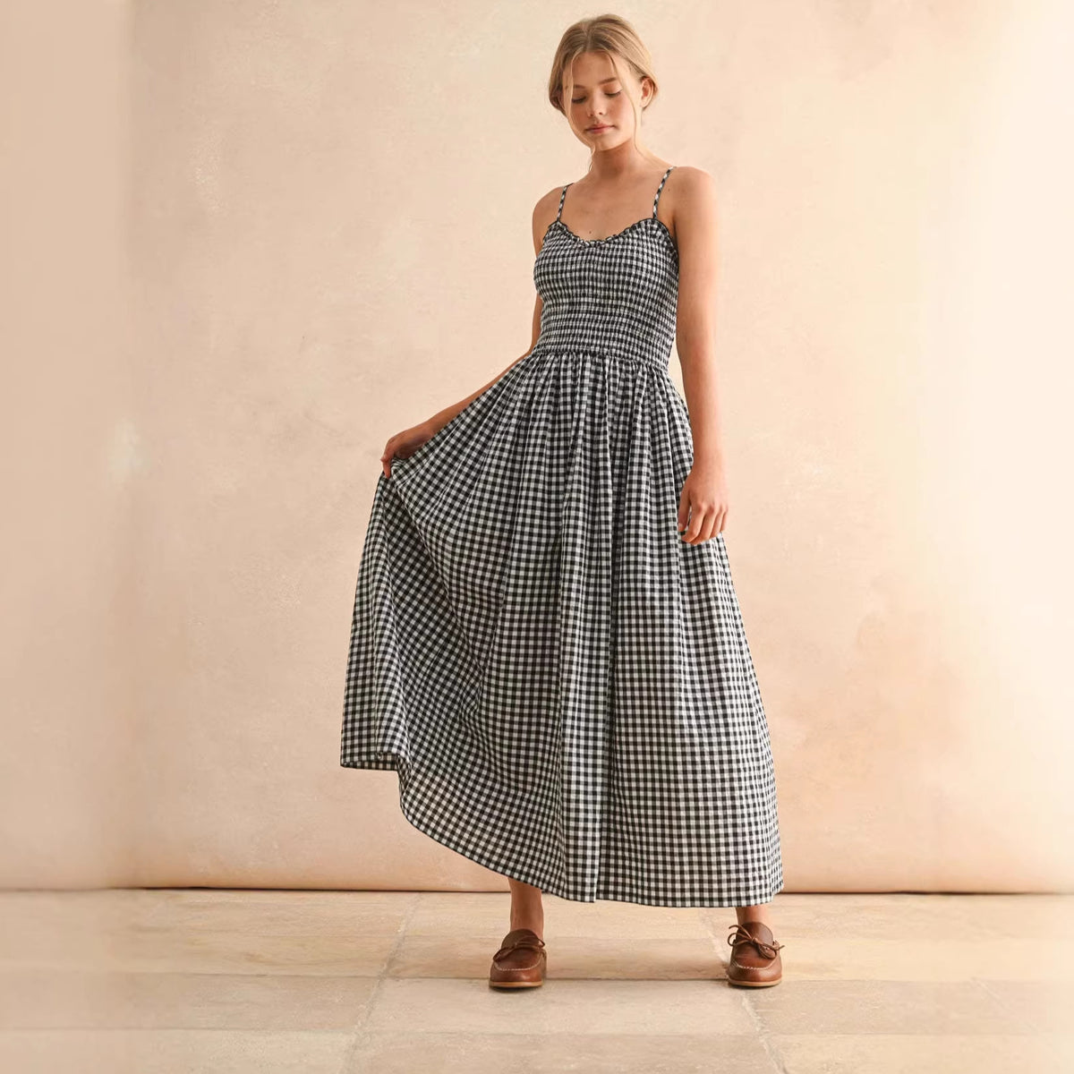 A-line Slimming Dress For Women With A Fitted Waist by Ricaloux