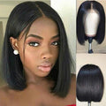 Wig Women Bob Brazilian Black Women Remy Human Hair – Premium 0 | RICALOUX