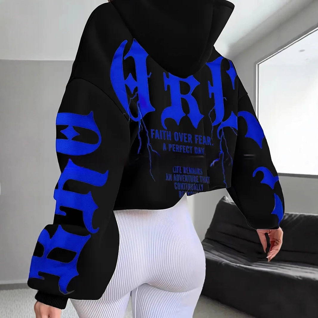 Womens Casual Sweatshirt With 3D Digital Print – Premium 0 | RICALOUX