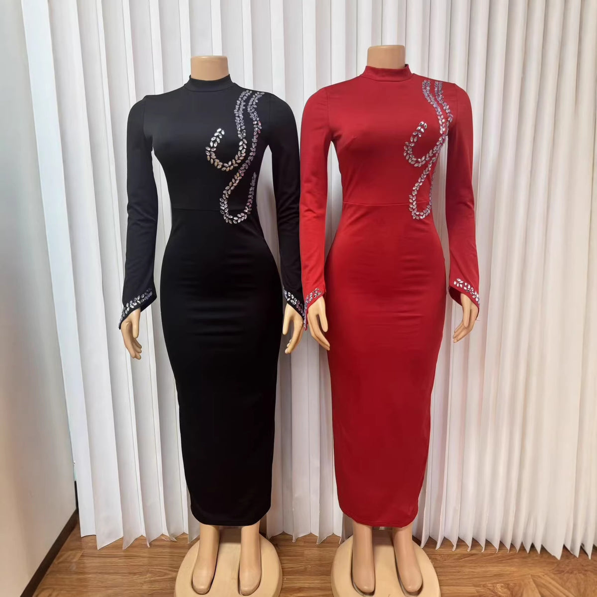 Elegant Figure-hugging Sheath Dress For Women – Premium 0 | RICALOUX