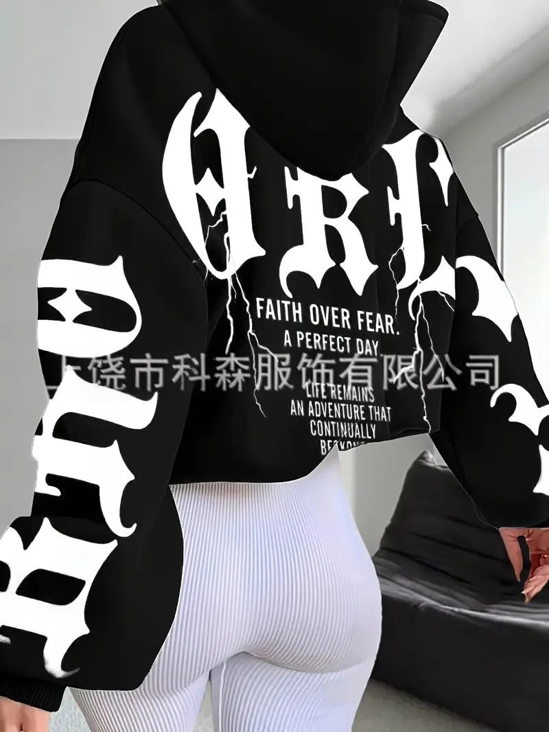 Womens Casual Sweatshirt With 3D Digital Print by Ricaloux