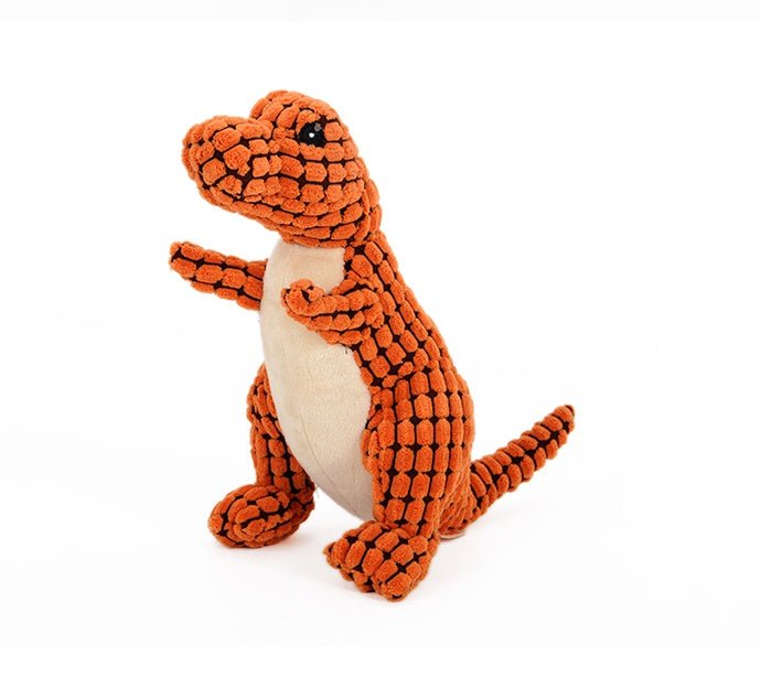 Dinosaur Pet Toys Giant Dogs Pets Interactive Dog Toys For Large Dogs Chew Toys Chihuahua Plush Stuffing Squeakers - RICALOUX