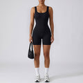 Hollow-out Back-enhancing One-piece Suit by Ricaloux