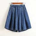 Denim Capri Pants Versatile And Relaxed-fit Summer Mid-length Shorts – Premium 0 | RICALOUX