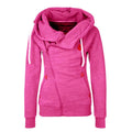 Women's Sport Cardigan Side Zipper Hoodie - RICALOUX