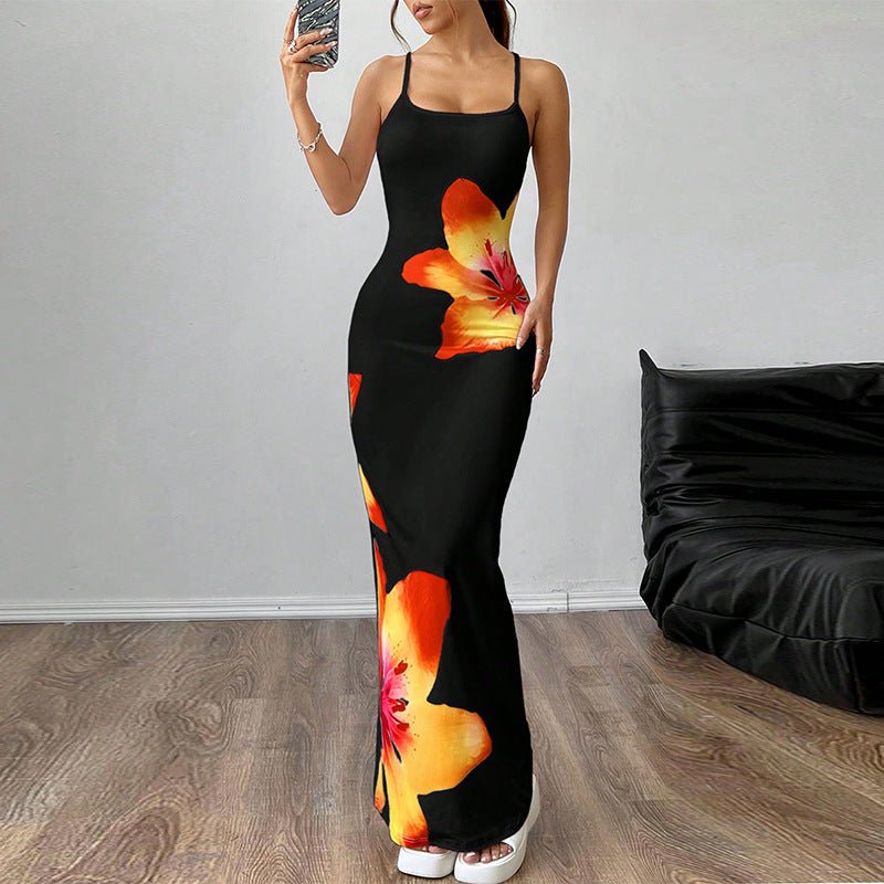 Sling Dress Skinny Sheath One-step Skirt - RICALOUX