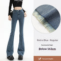 New Springautumn High-waisted, Figure-flattering, American-style Vintage Bootcut Jeans For Women – Premium 0 | RICALOUX