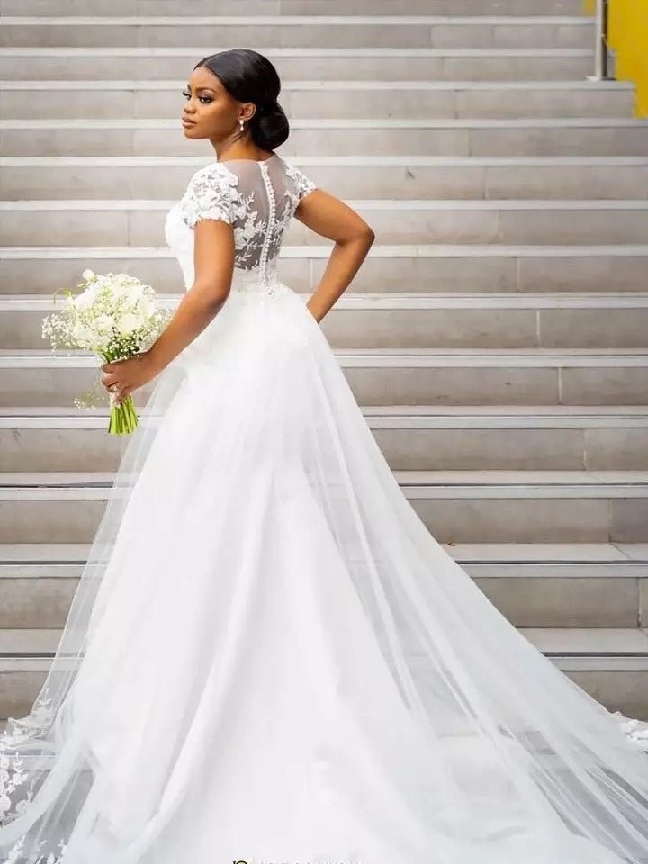 FashionCustom Wedding Gown Bridal Dresses - RICALOUX