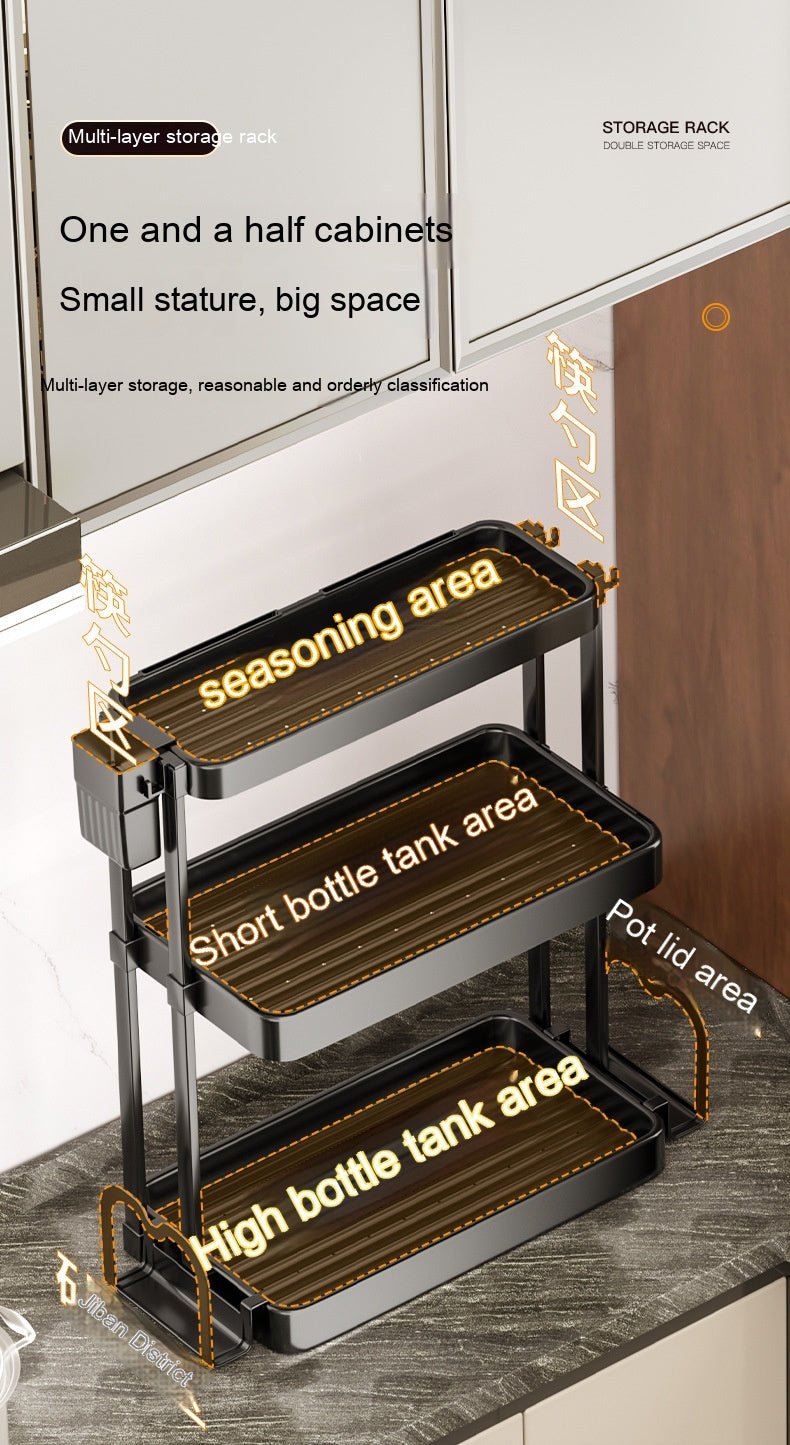 Kitchen Rack For Seasoning Multi-layer Storage Kitchen Supplies - RICALOUX