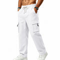 Mens Sporty-casual Multi-pocket Utility Trousers by Ricaloux