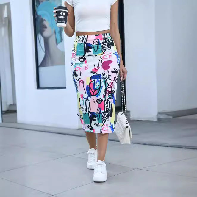 Pencil Skirt With Pleats Figure-hugging Style by Ricaloux