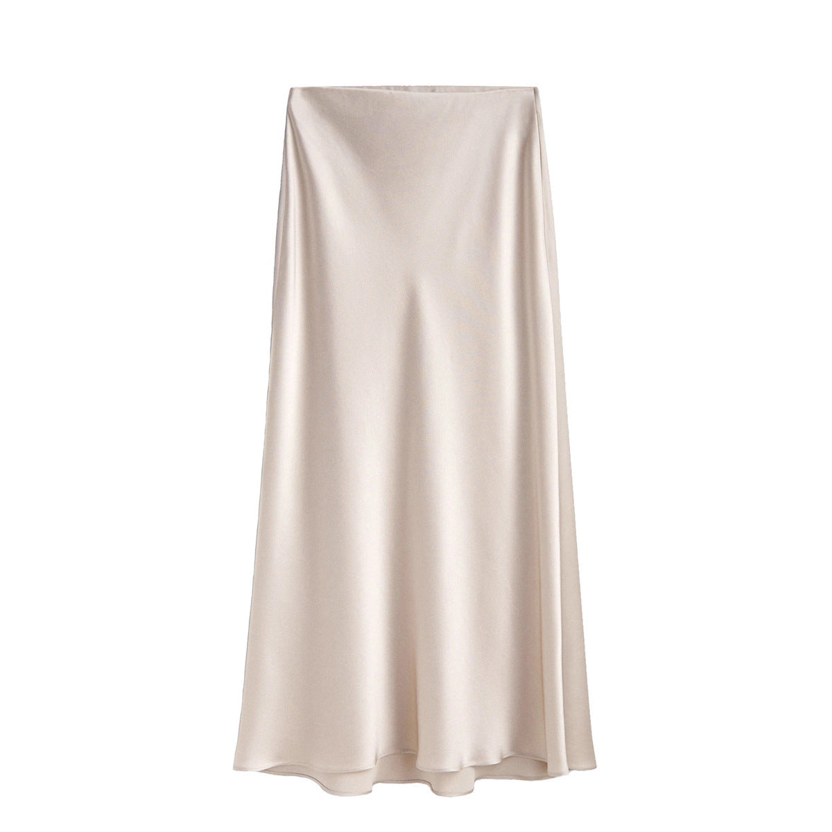 Women's Satin High-waisted Elastic Split Skirt – Premium 0 | RICALOUX