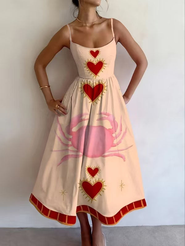 Strapless Sleeveless Casual Bohemian Dress – Premium 0 | RICALOUX