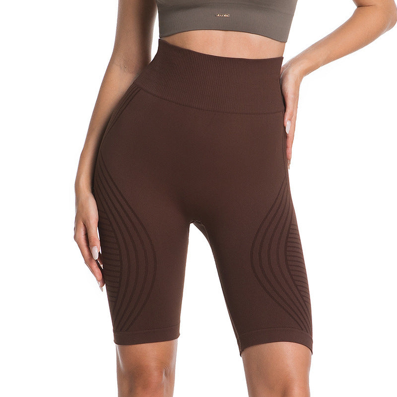 Seamless Butt-lifting Fitness Pants With Tummy-control And Capri-length Yoga Pants – Premium 0 | RICALOUX