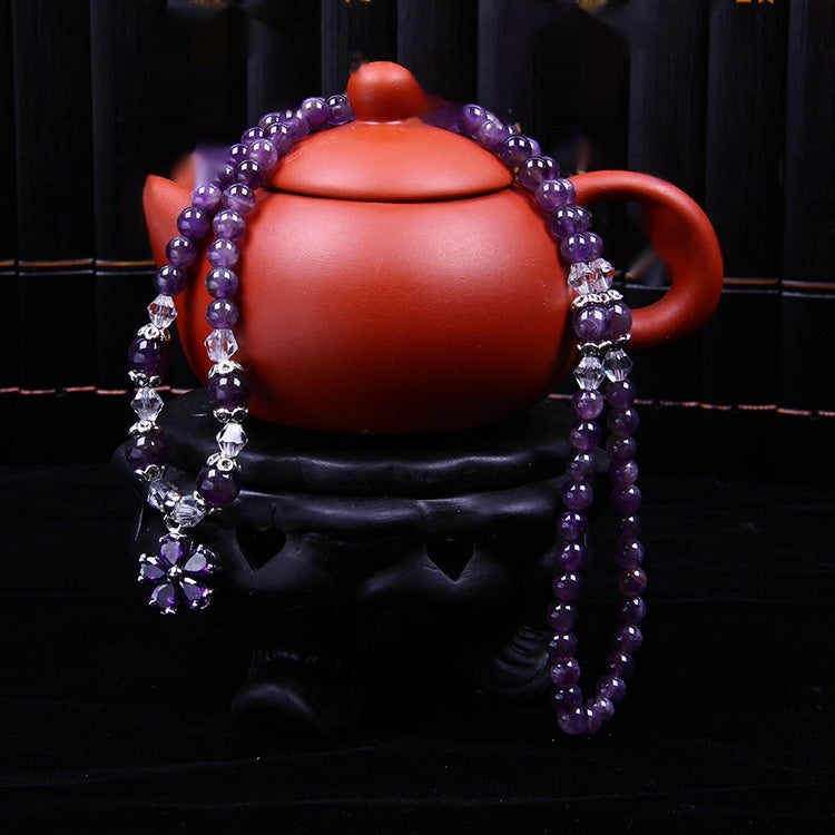 Ethnic Style Jewelry Natural Amethyst Bracelet For Women – Premium 0 | RICALOUX