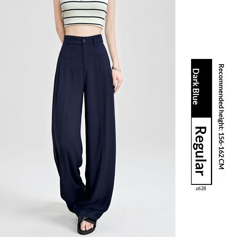 White Relaxed-fit Wide-leg Pants Womens Summer Lightweight Style – Premium 0 | RICALOUX