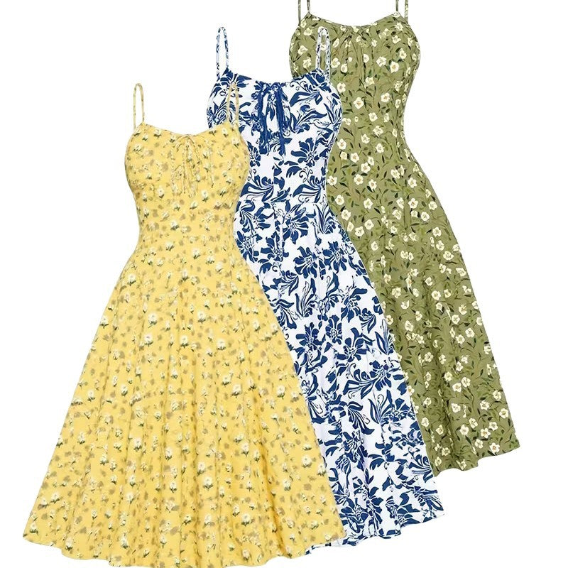 Mid-length A-line Maxi Dress For A Beach Vacation by Ricaloux