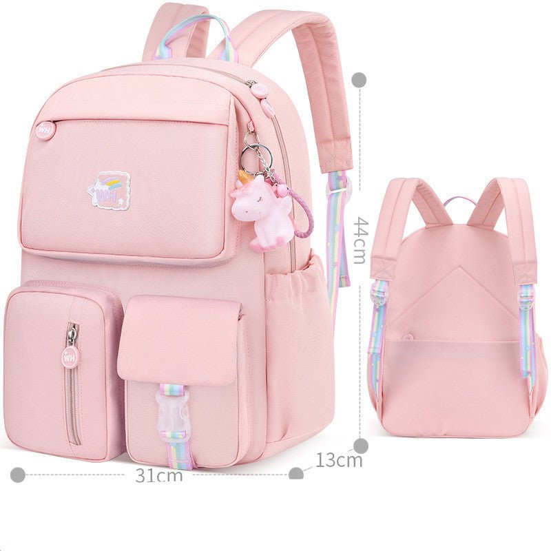Girls Lightweight Children Spine Protection Shoulder Bag - RICALOUX