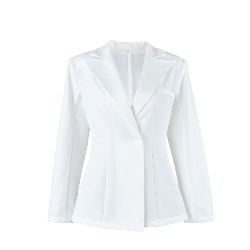 Retro Lapel Fashionable And Elegant Long-sleeve Blazer by Ricaloux
