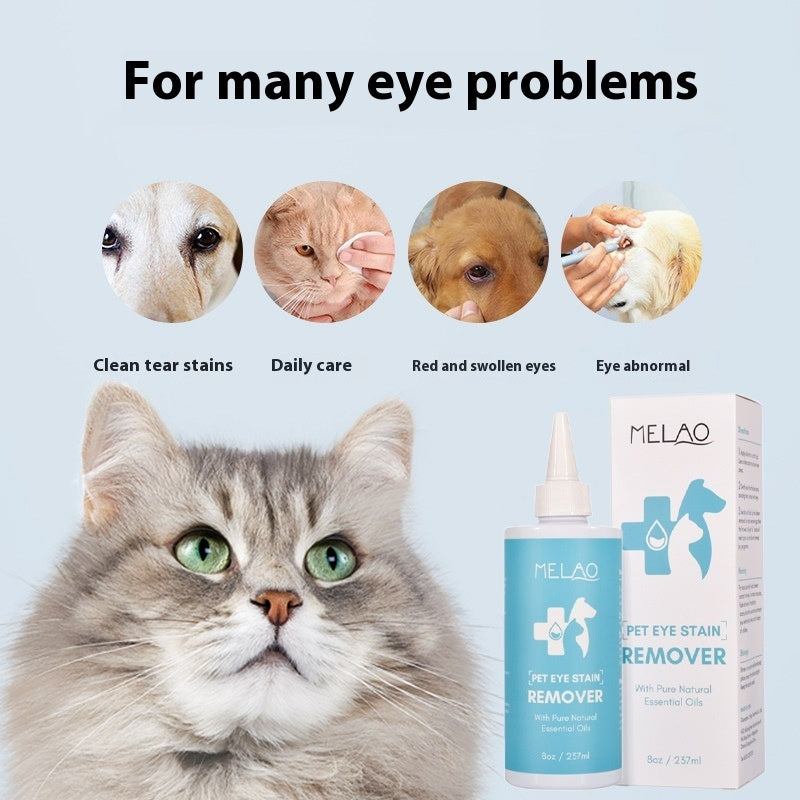 Pet Eye Decontamination Agent Trace Water Dog Cat Daily Care by Ricaloux