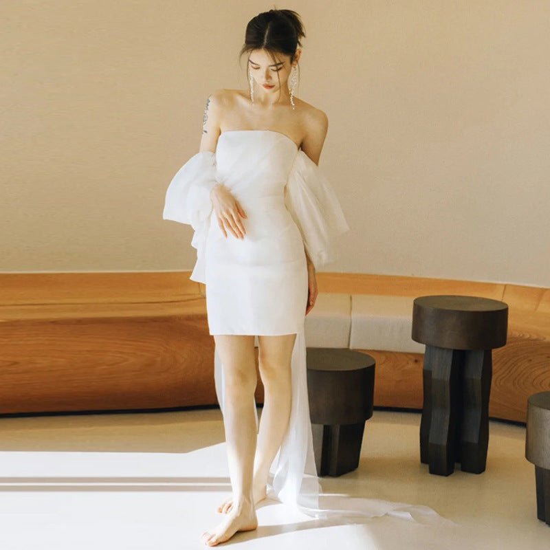 Small Light Wedding Dress Short Super Fairy - RICALOUX