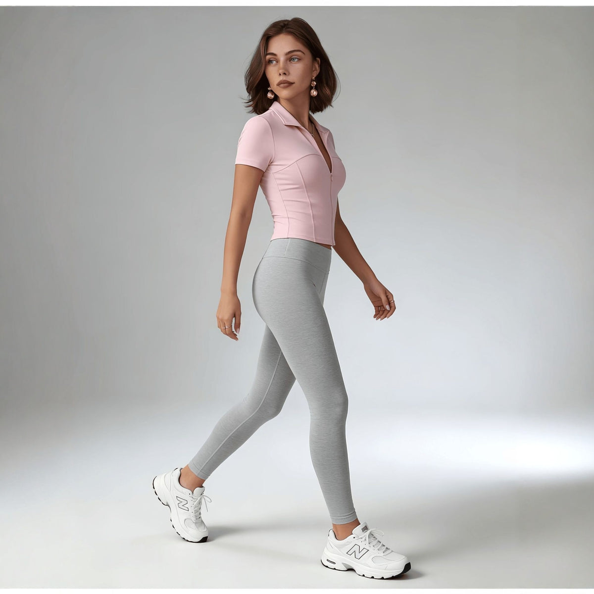 Womens Long-sleeve Zip-up Yoga Top – Premium 0 | RICALOUX