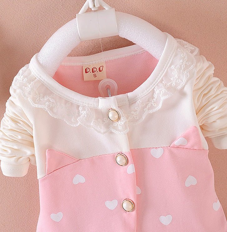 BibiCola Baby Girls Clothing Sets Toddle Tracksuits Kids Tops Pants 2pcs Tracksuits Kids Girls Clothes Baby Girl Clothes Set - RICALOUX