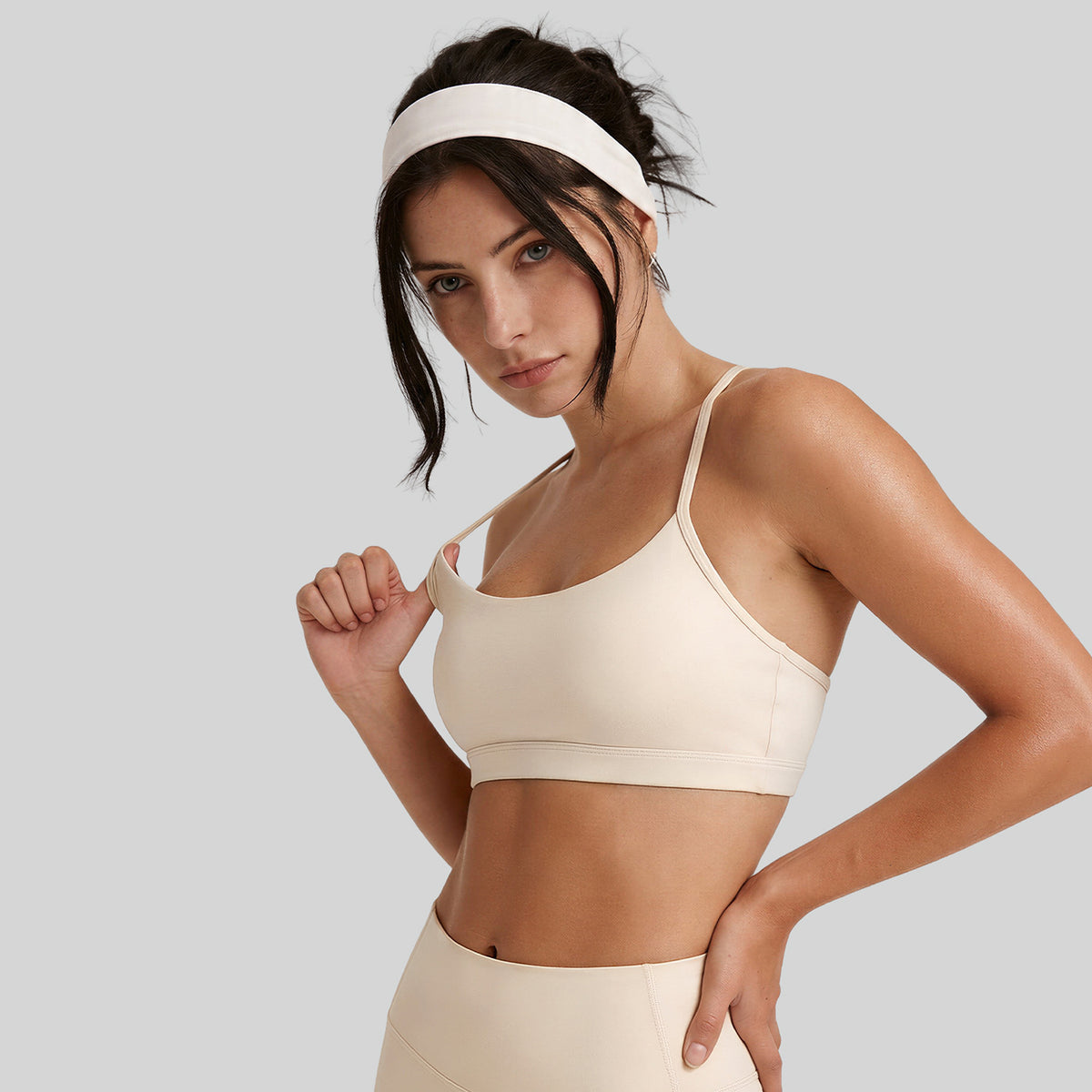 Women's Yoga Sports Fitness Bra With Thin Straps, High Impact Shockproof, Anti-Sagging & Back Beautifying Followed Stores – Premium 4 | RICALOUX