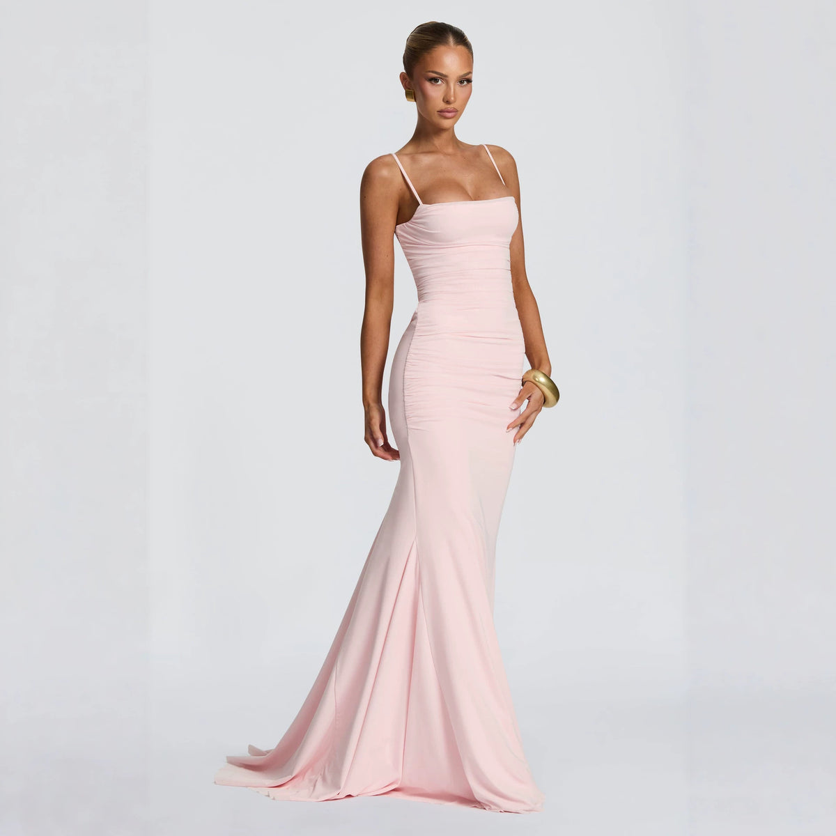 Back-tie Figure-hugging Sheath Evening Gown Dress – Premium 0 | RICALOUX