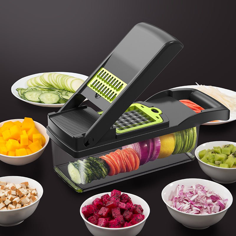 Multifunctional Vegetable Cutter Home Kitchen Slicing And Dicing Fruit Artifact - RICALOUX