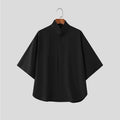 Drop-shoulder Casual Shirt by Ricaloux