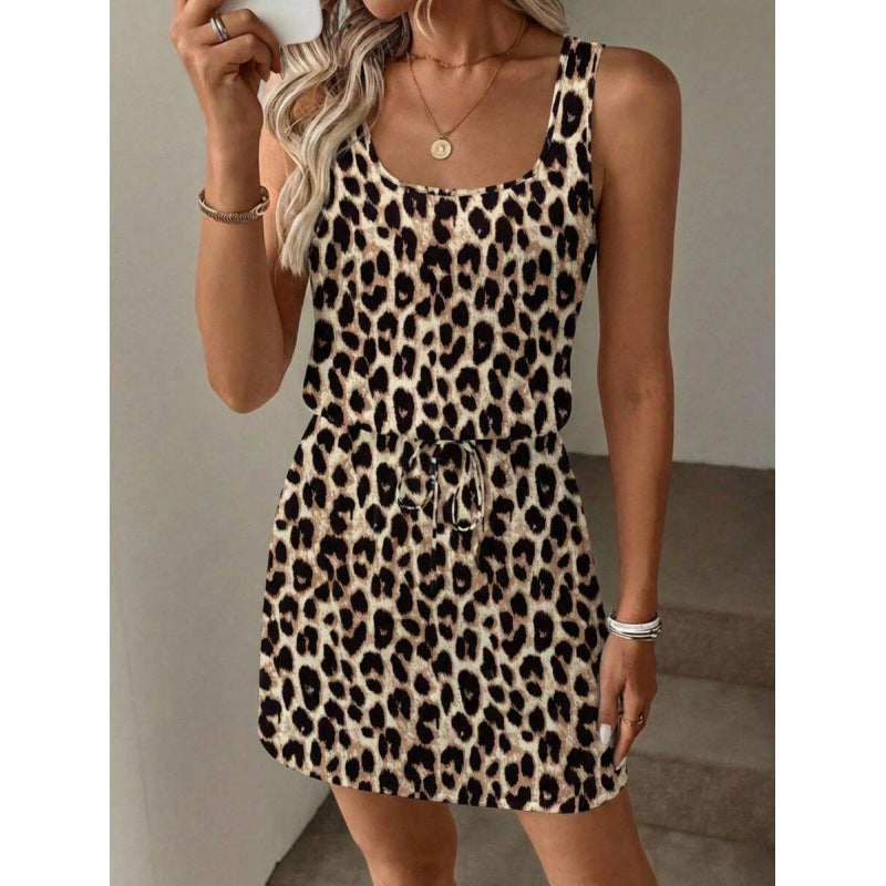 Ethnic Bohemian Crew-Neck Sleeveless Dress For Women by Ricaloux